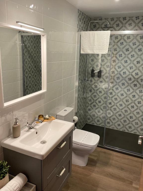 Koupelna v ubytování Casa Pepina