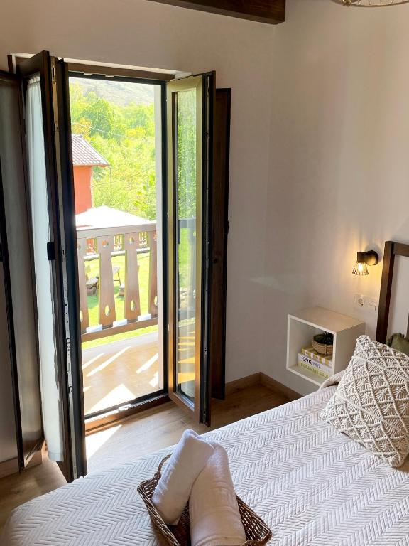 Postel nebo postele na pokoji v ubytování Casa Pepina