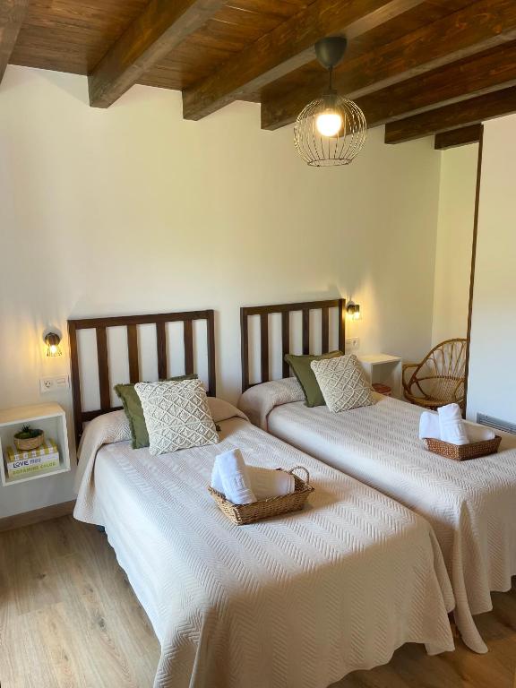 Postel nebo postele na pokoji v ubytování Casa Pepina