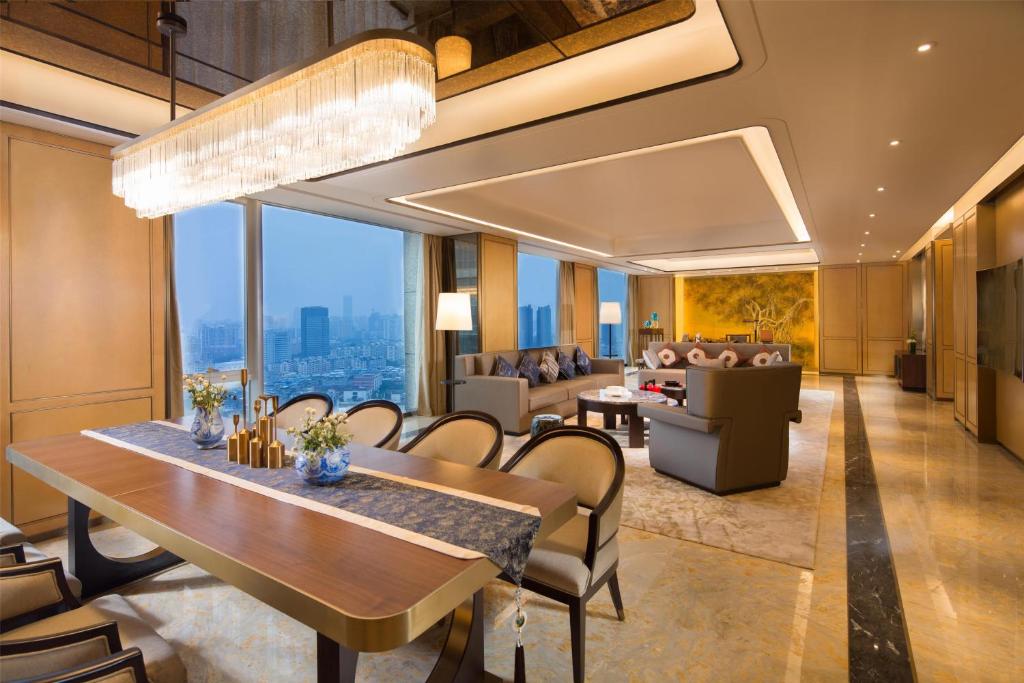 Posezení v ubytování Kempinski Hotel Fuzhou