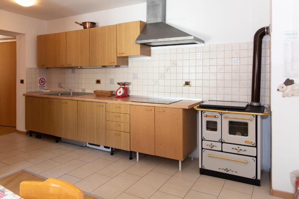 Kuchyň nebo kuchyňský kout v ubytování Bergreen Apartments