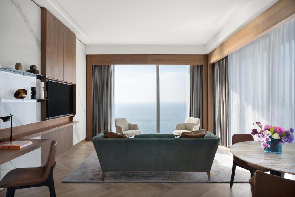 Posezení v ubytování The David Kempinski Tel Aviv