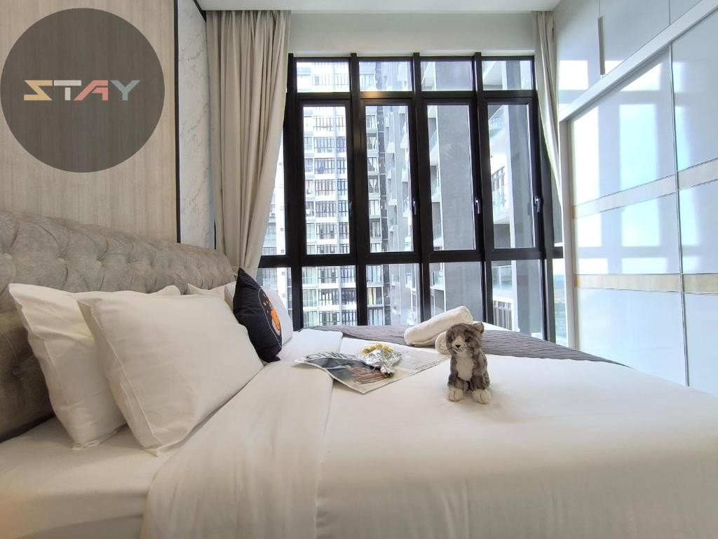 Postel nebo postele na pokoji v ubytování DP Family 6Pax Stylish Comfort Netflix BySTAY