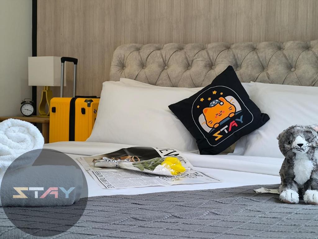 Postel nebo postele na pokoji v ubytování DP Family 6Pax Stylish Comfort Netflix BySTAY