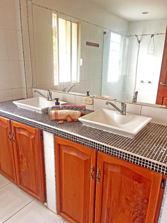 Koupelna v ubytování Lodging Gosen