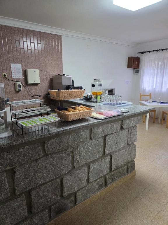 Kuchyň nebo kuchyňský kout v ubytování Serrana Gerês Inn
