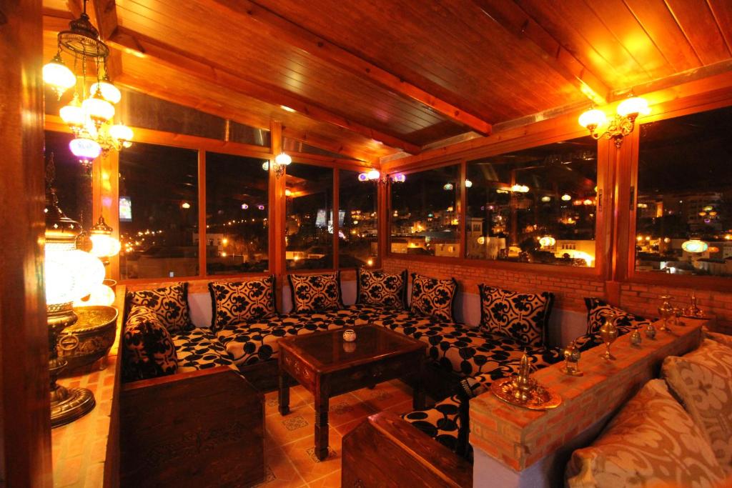 Posezení v ubytování Résidence Hoteliére Chez Aziz