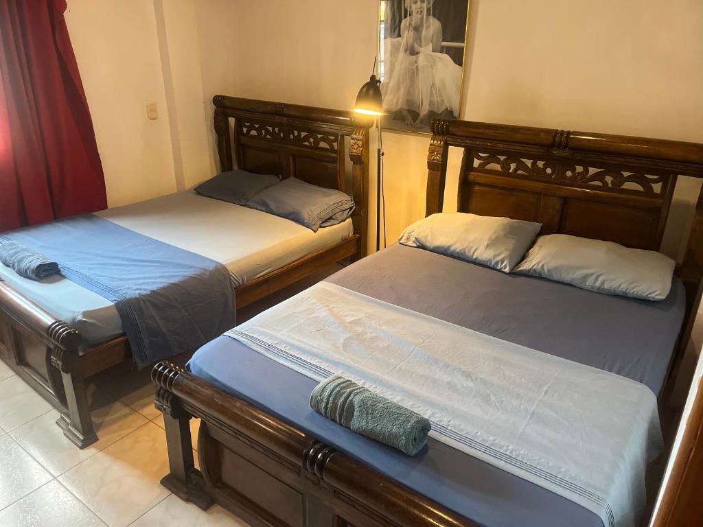 Postel nebo postele na pokoji v ubytování Lodging Gosen