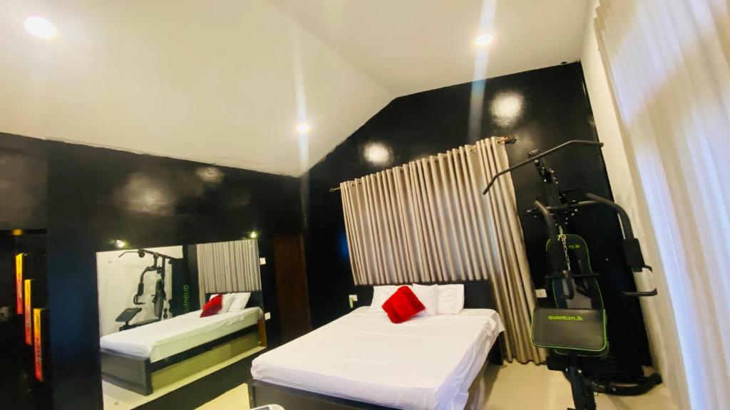 Postel nebo postele na pokoji v ubytování Hawana Home Stay