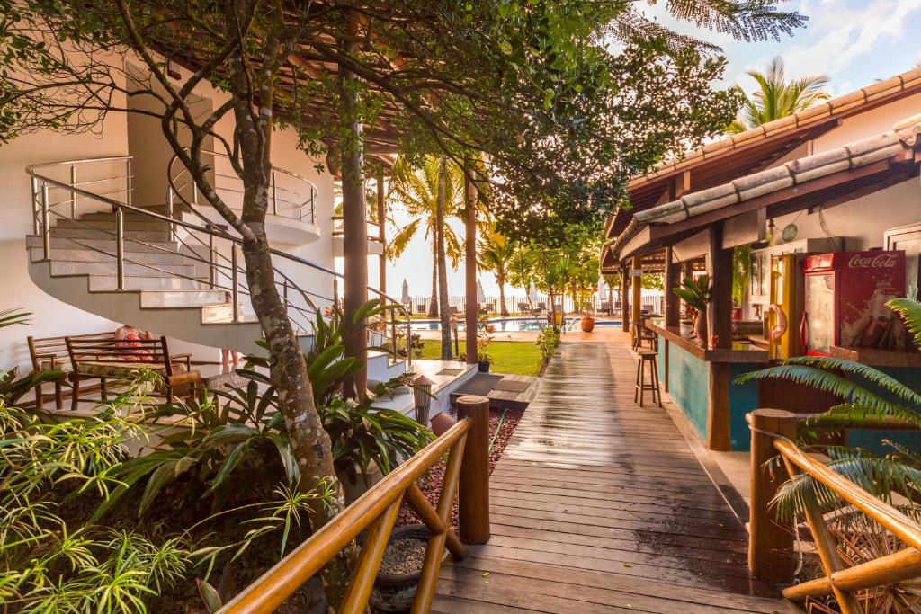 Zahrada ubytování Enseada dos Corais Praia Hotel