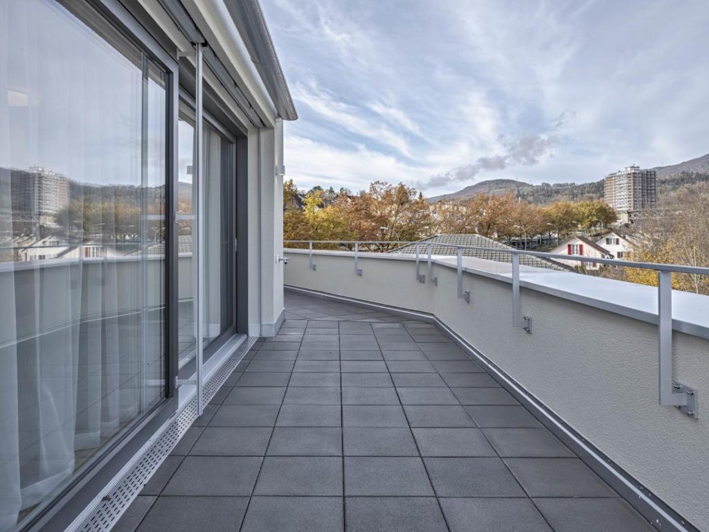 Balkón nebo terasa v ubytování MOOI Apartments Grenchen