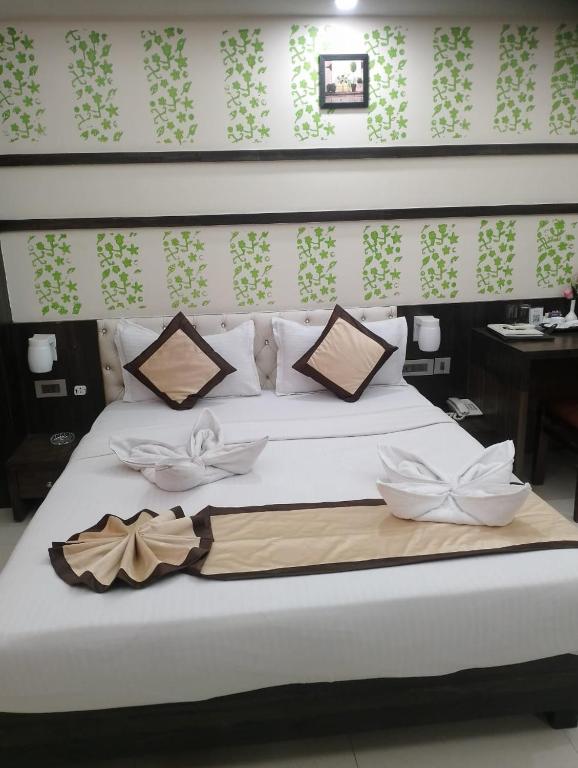 Postel nebo postele na pokoji v ubytování Hotel Durene
