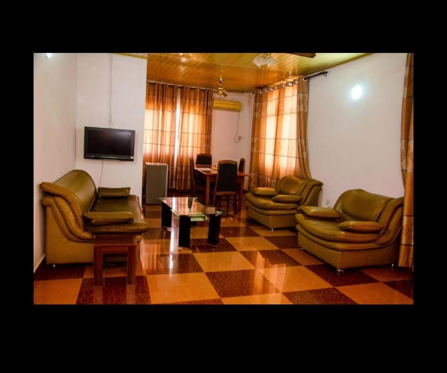 Posezení v ubytování Fabian Hotel Ado-Ekiti