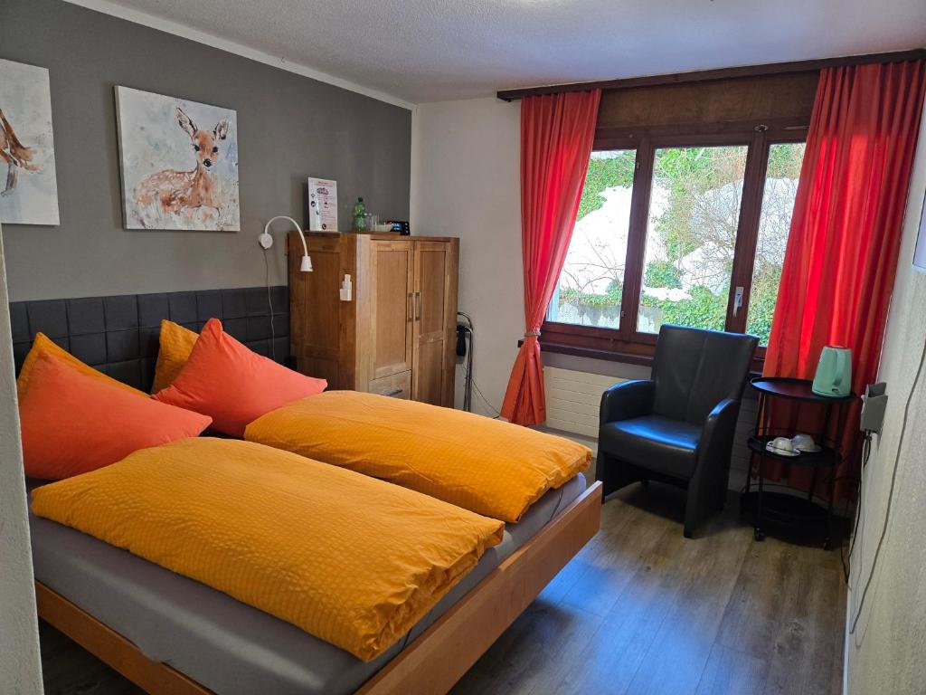 Posezení v ubytování Gasthaus Platten
