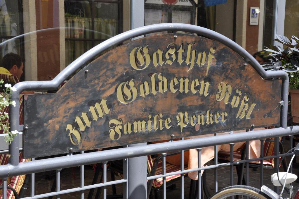 Certifikát, hodnocení, plakát nebo jiný dokument vystavený v ubytování Gasthof zum Goldenen Rössl