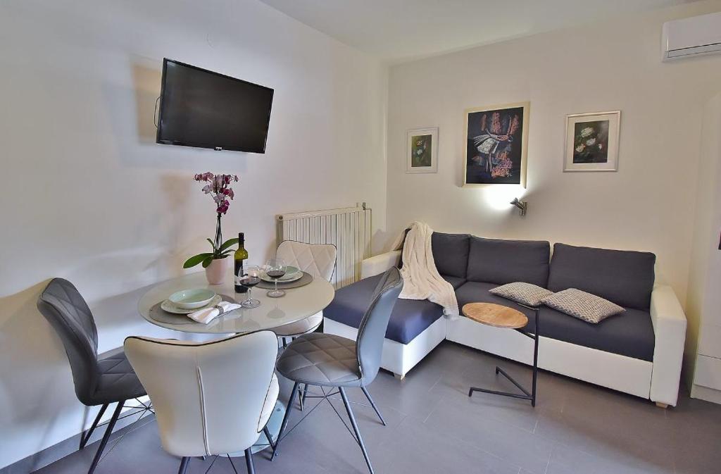 Posezení v ubytování Apartments Ruzica