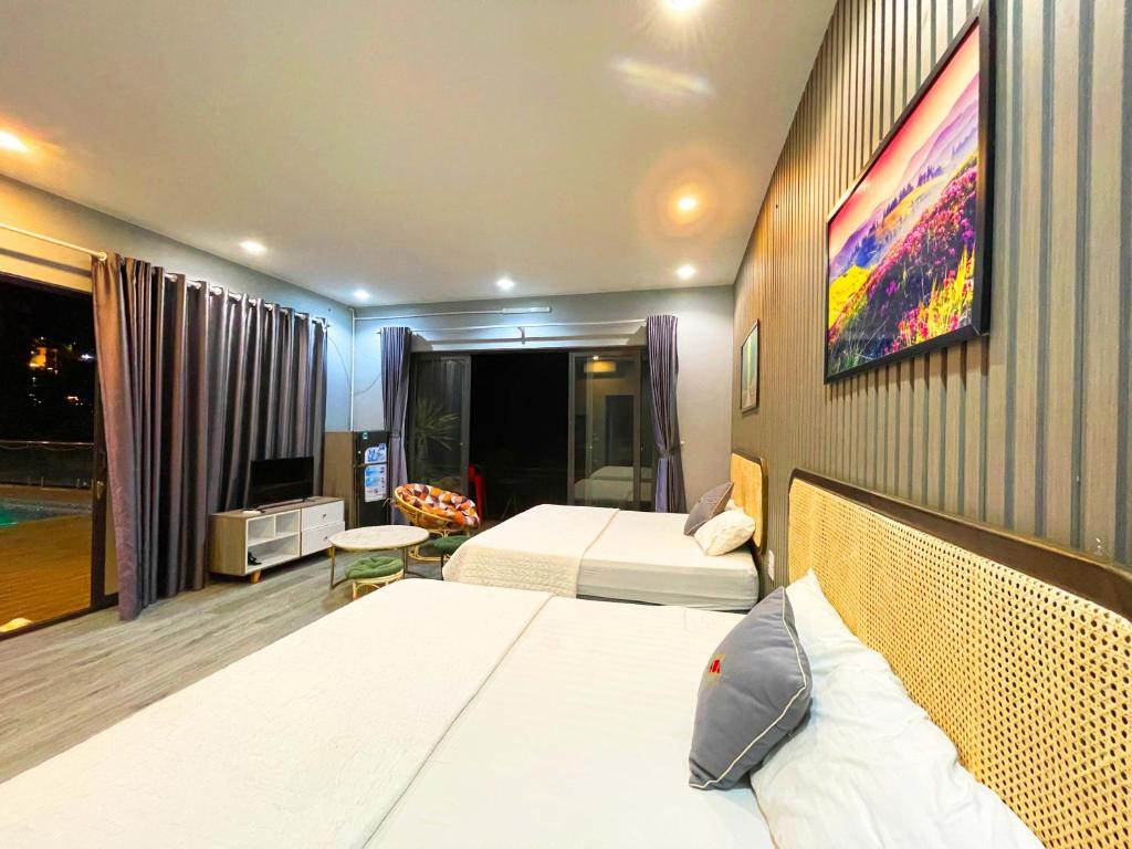 Sunset Homestay Villa Tam Đảo - Habitación Cuádruple Confort
