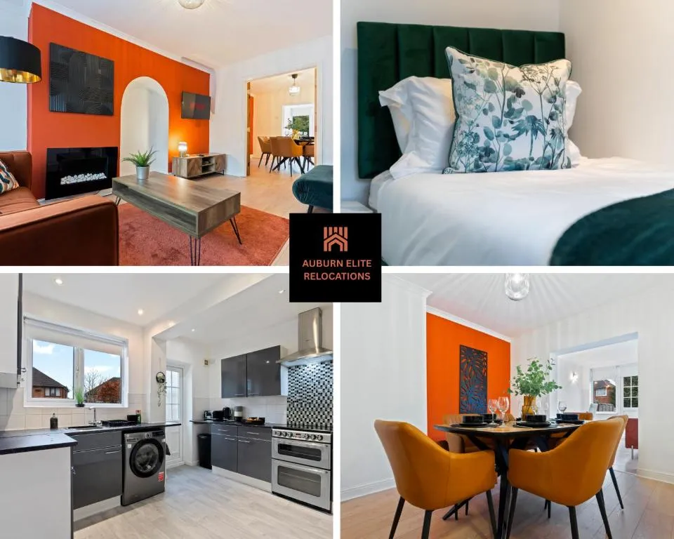 Luxury 3 Bedroom Contractor Stay House in Birmingham B23 near M6 & Fort Dunlop with Free Parking and WiFi