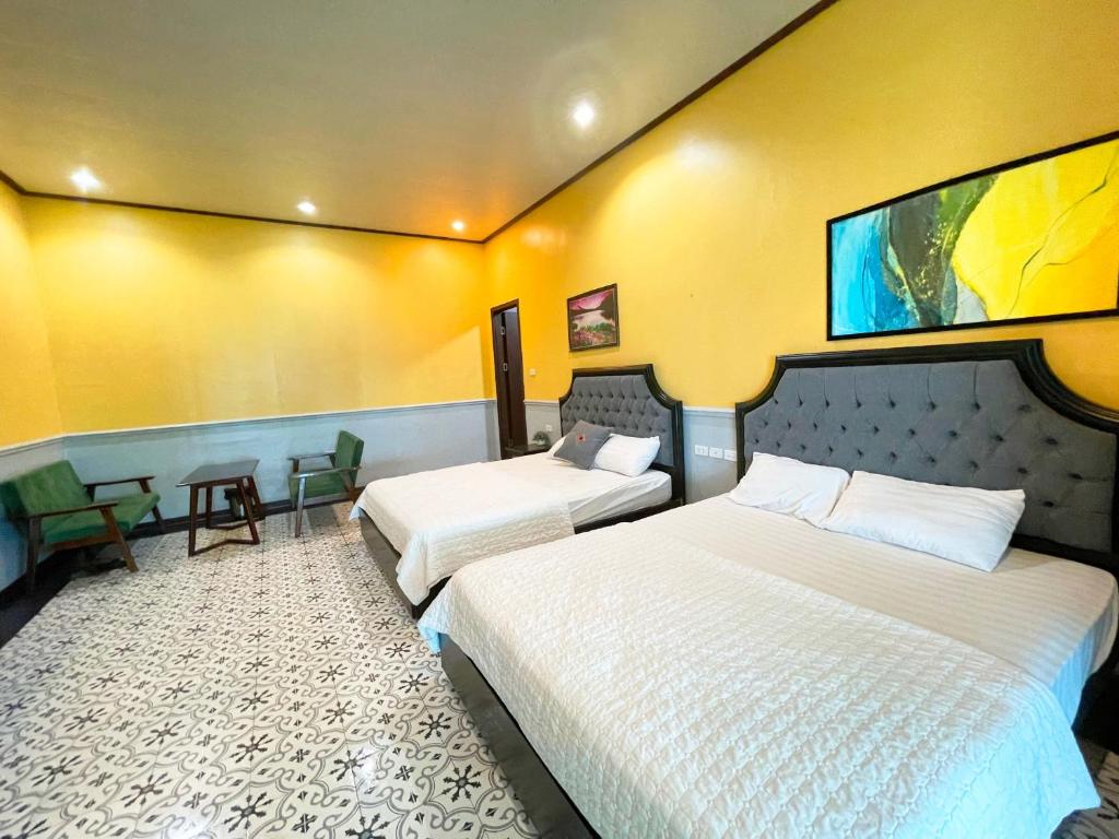 Sunset Homestay Villa Tam Đảo - Habitación King Con Dos Camas King