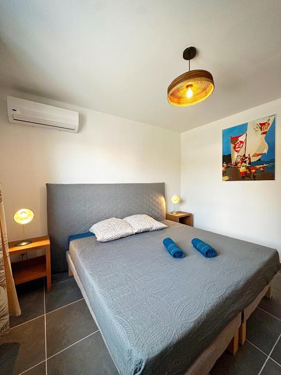 Postel nebo postele na pokoji v ubytování A ka titine