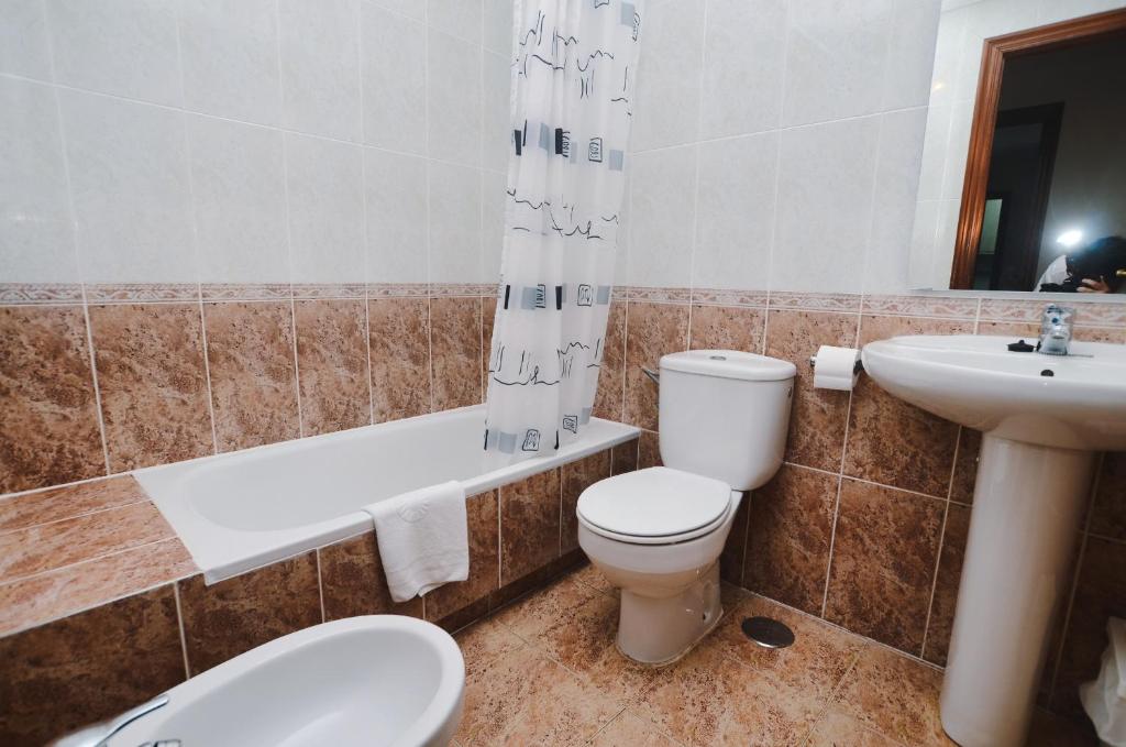 A bathroom at La Barrosa