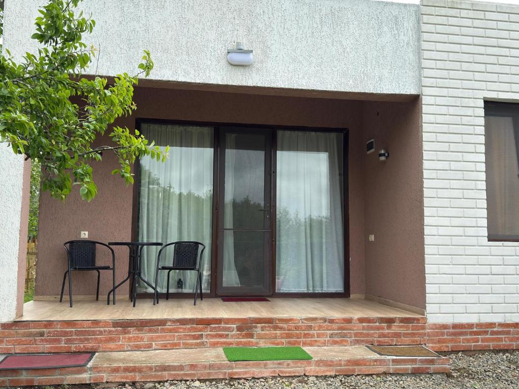 Balkón nebo terasa v ubytování MAG house