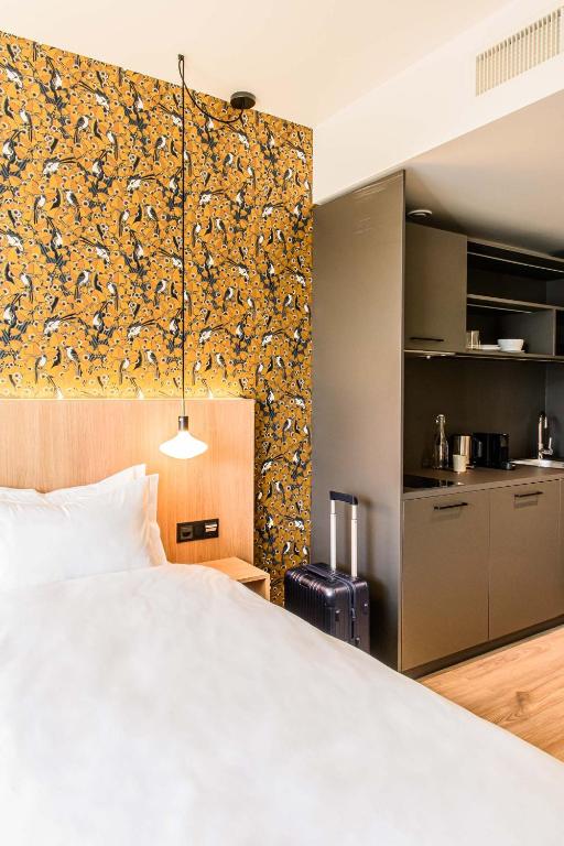 Una cocina o cocineta en Afterwork Hotel