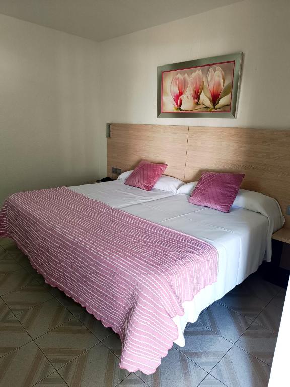 Postel nebo postele na pokoji v ubytování Hotel Oasis Familiar