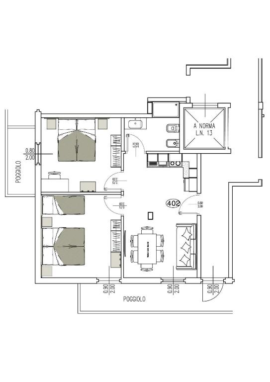 Residence Miramonti - Family Two-Bedroom Apartment With View