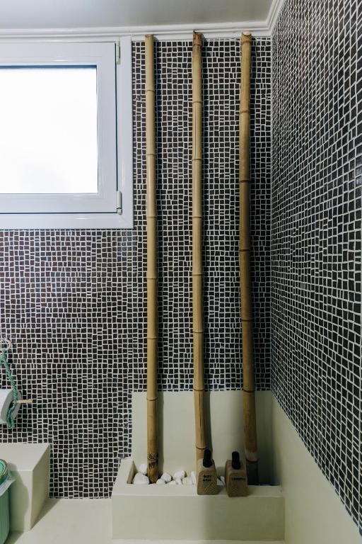 A bathroom at Panoramic Apartment