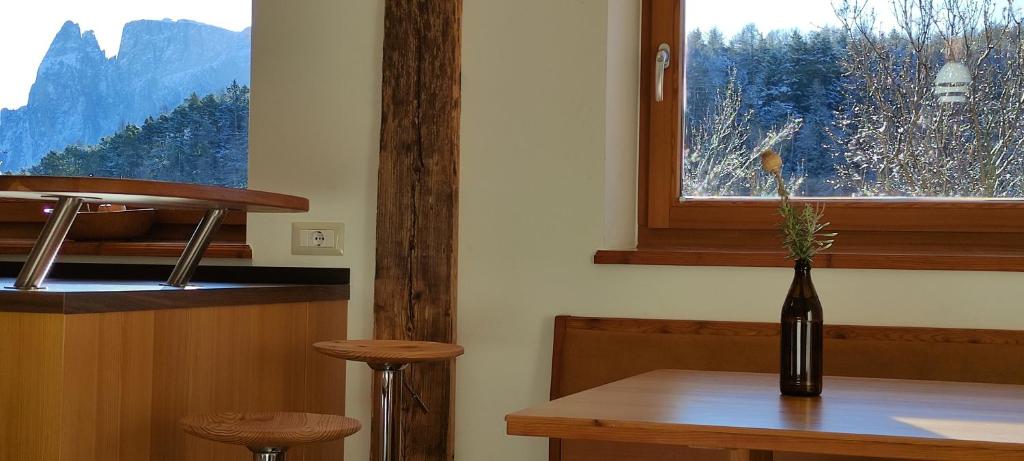 Nespecifikovaný výhled na hory nebo výhled na hory při pohledu z apartmánu