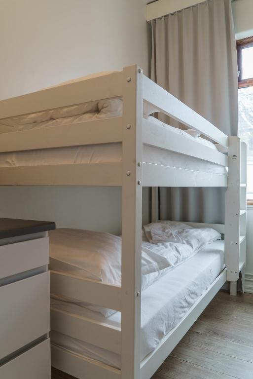 Katil atau katil-katil dalam bilik di Hotel Isafjordur - Horn