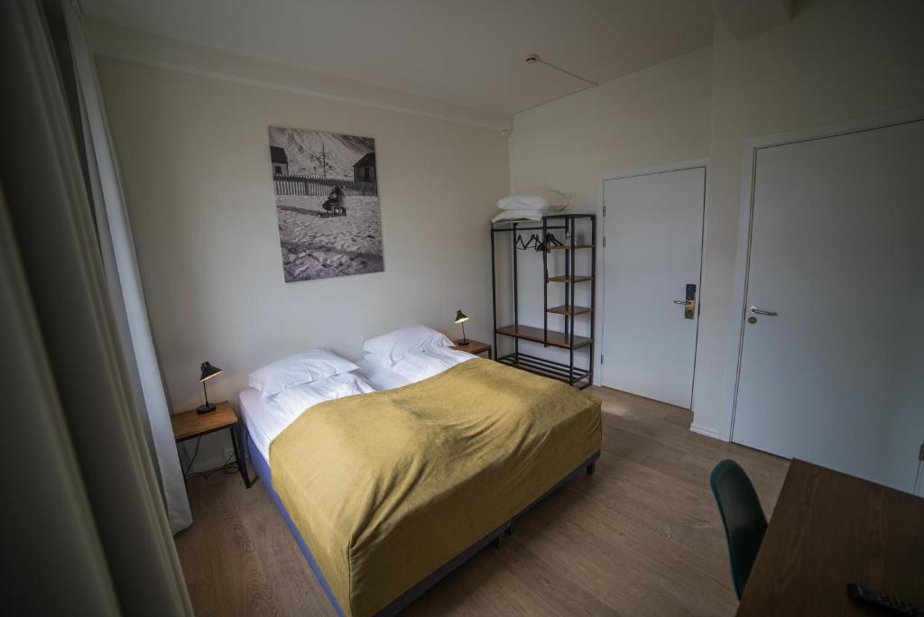 Katil atau katil-katil dalam bilik di Hotel Isafjordur - Horn
