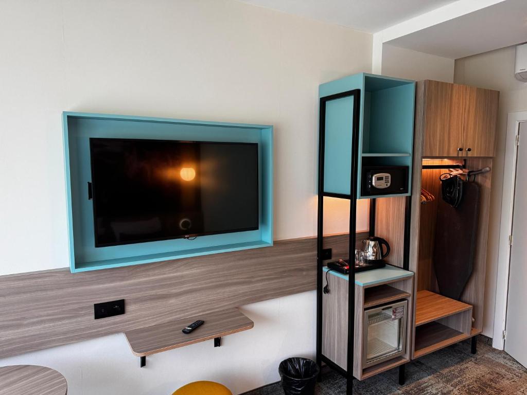 Kuchyň nebo kuchyňský kout v ubytování Hotel & Aparthotel Casteau Resort Mons Soignies