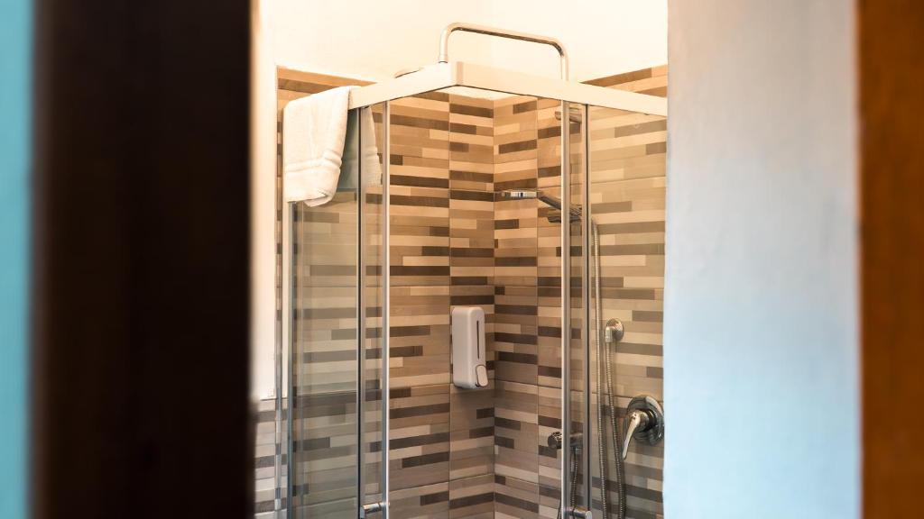 Koupelna v ubytování Hotel Fattori