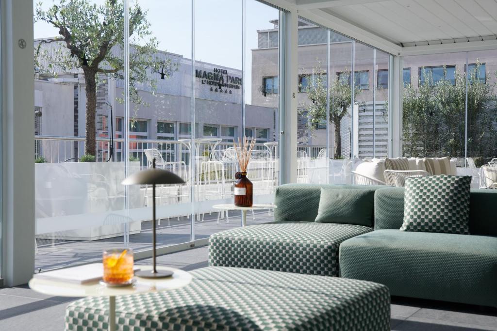 A seating area at Magna Pars l'Hotel à Parfum, Small Luxury Hotels of the World