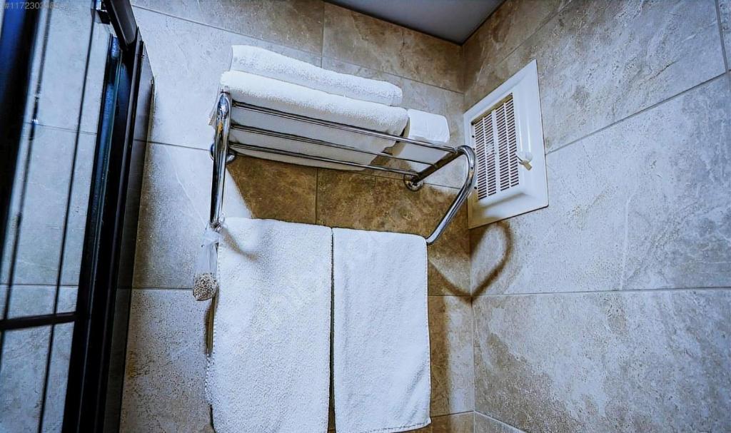 Koupelna v ubytování Naila Hotel
