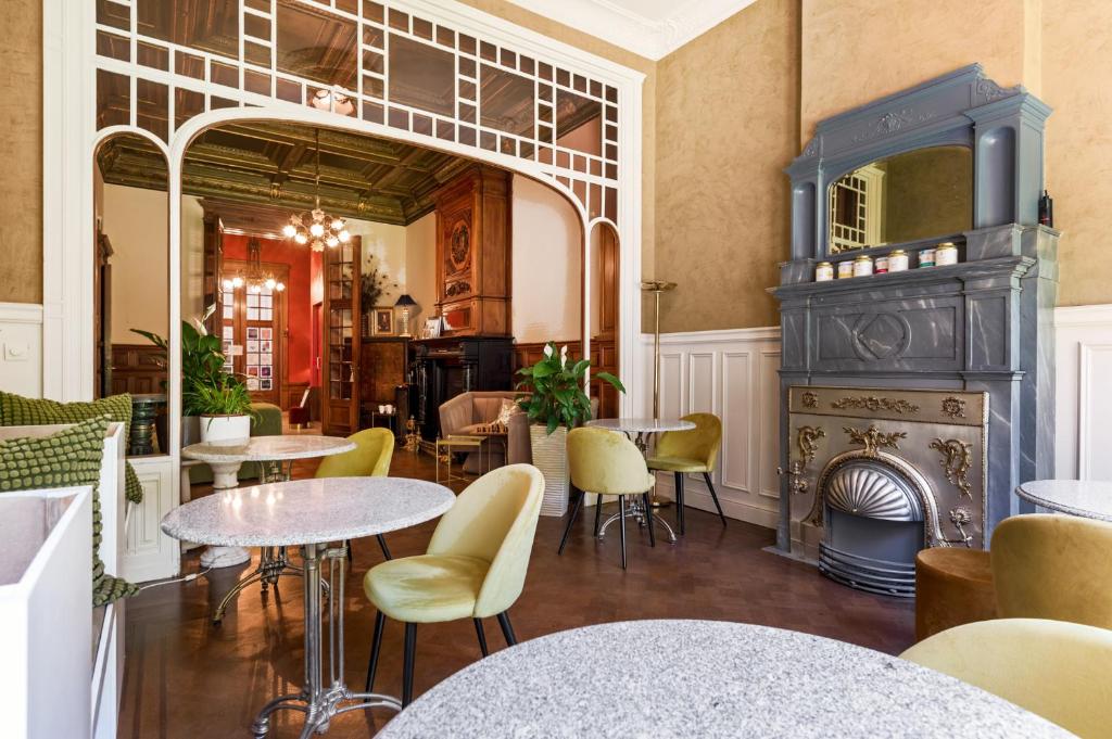 Posezení v ubytování Boutique B&B Baron Osy