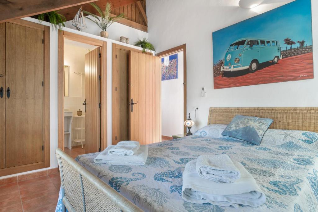 Posteľ alebo postele v izbe v ubytovaní El Rincon del Che