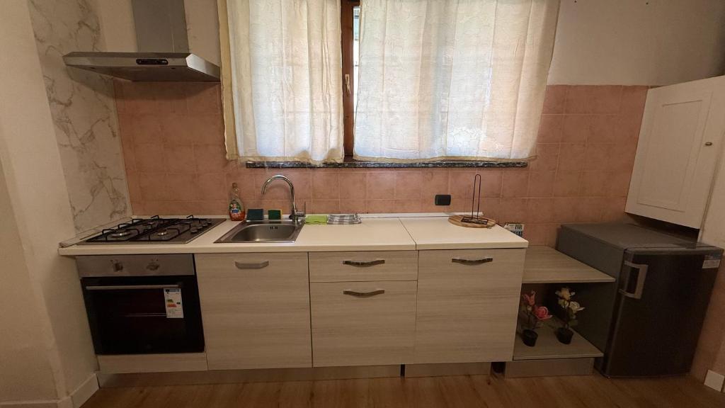 Kuchyň nebo kuchyňský kout v ubytování DeHomes - Relax & Business Apartments