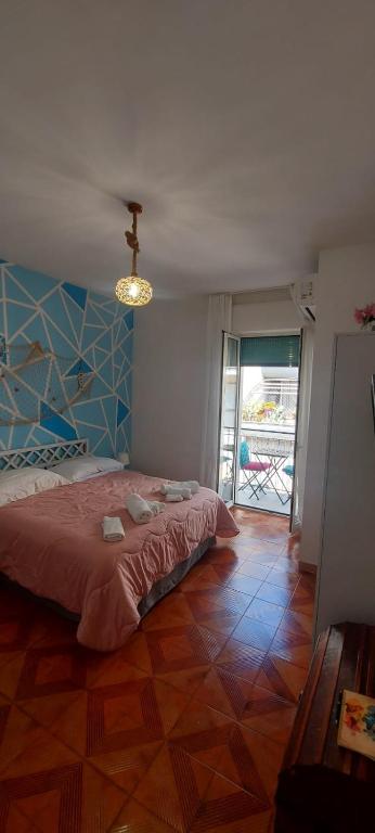 Postel nebo postele na pokoji v ubytování Casa Immacolata Affittacamere