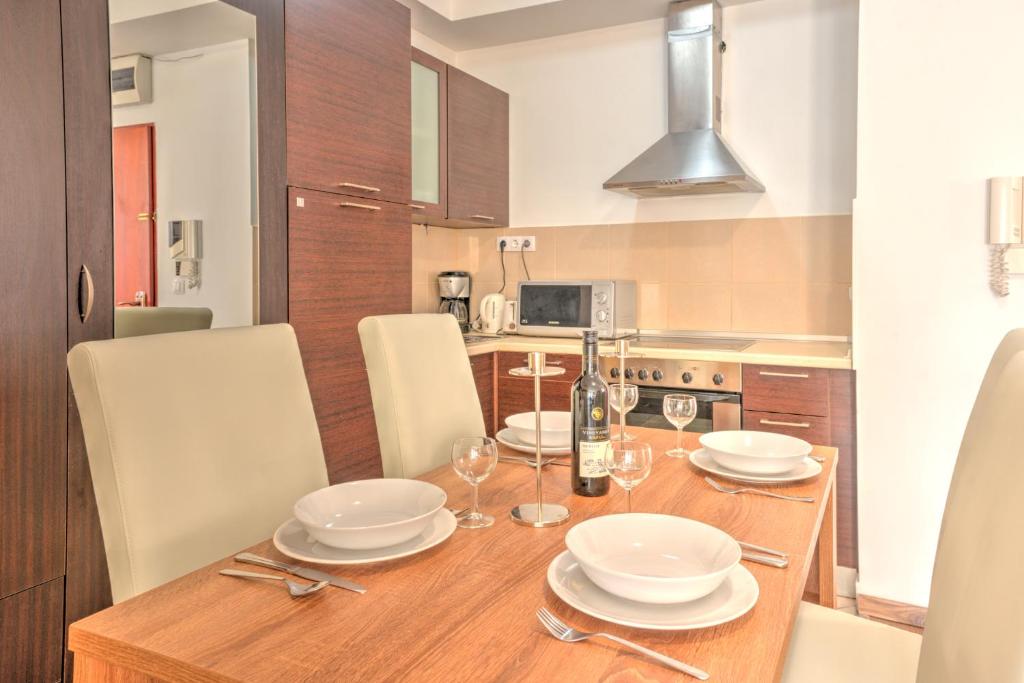 Posedenie v ubytovaní Budapest City Center Apartments