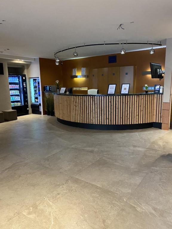Vstupní hala nebo recepce v ubytování Sleep & Go Brussels Expo Hotel