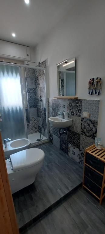 Koupelna v ubytování Casa Immacolata Affittacamere