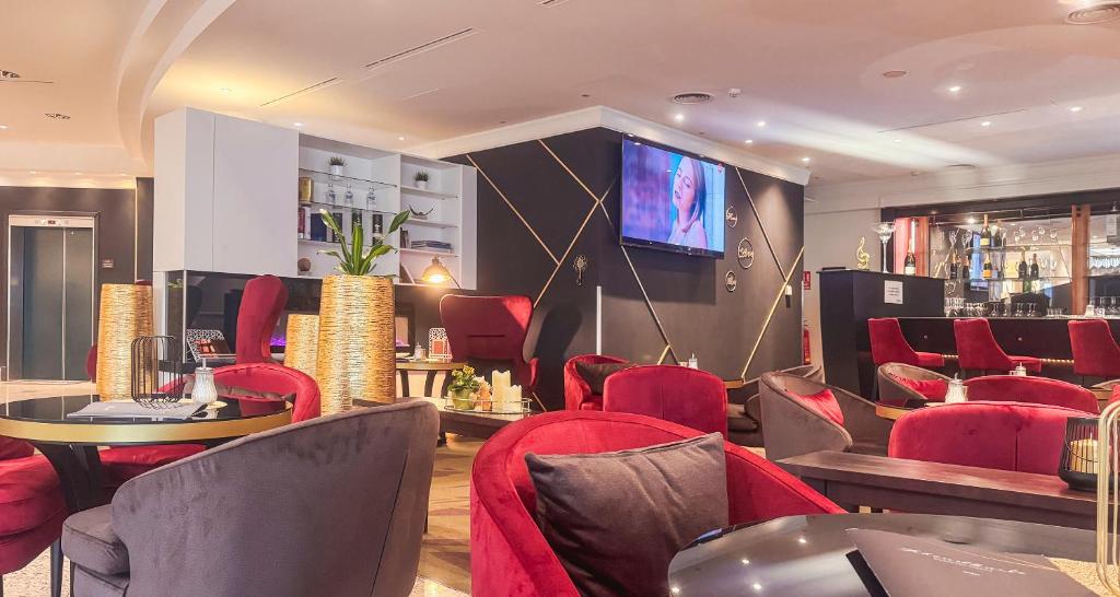 Posezení v ubytování PLAZA Premium Wien