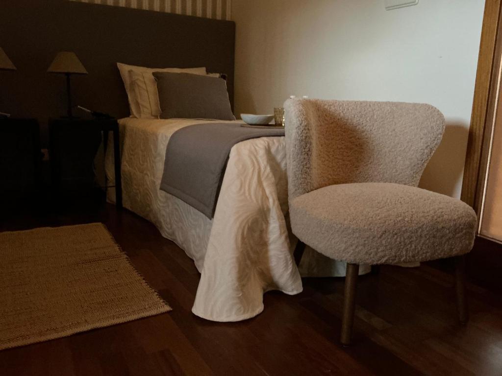 Postel nebo postele na pokoji v ubytování Casón del Conde