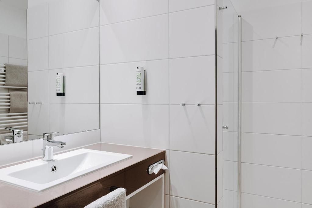 Koupelna v ubytování Hotel Inselhof Borkum