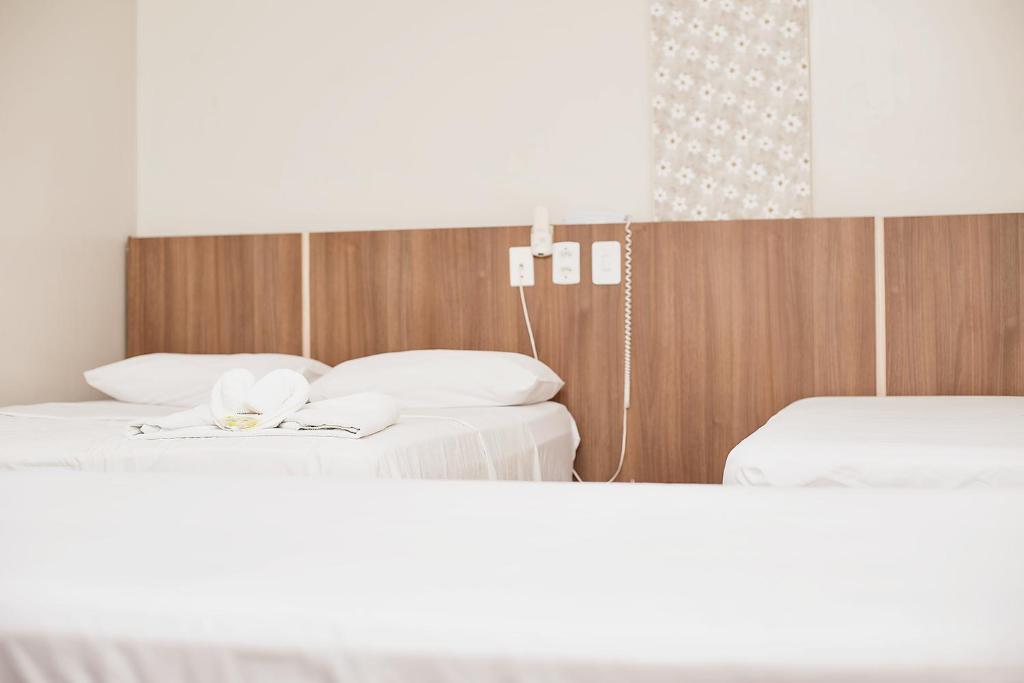 Postel nebo postele na pokoji v ubytování Hotel Açaí