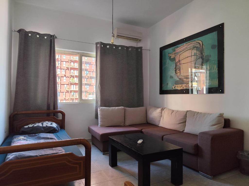 Istumisnurk majutusasutuses Hostel Albania LoFT