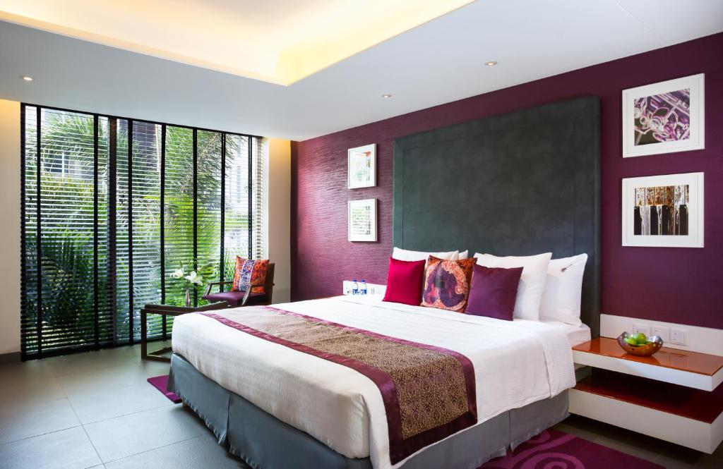 Postel nebo postele na pokoji v ubytování Hard Rock Hotel Goa Calangute